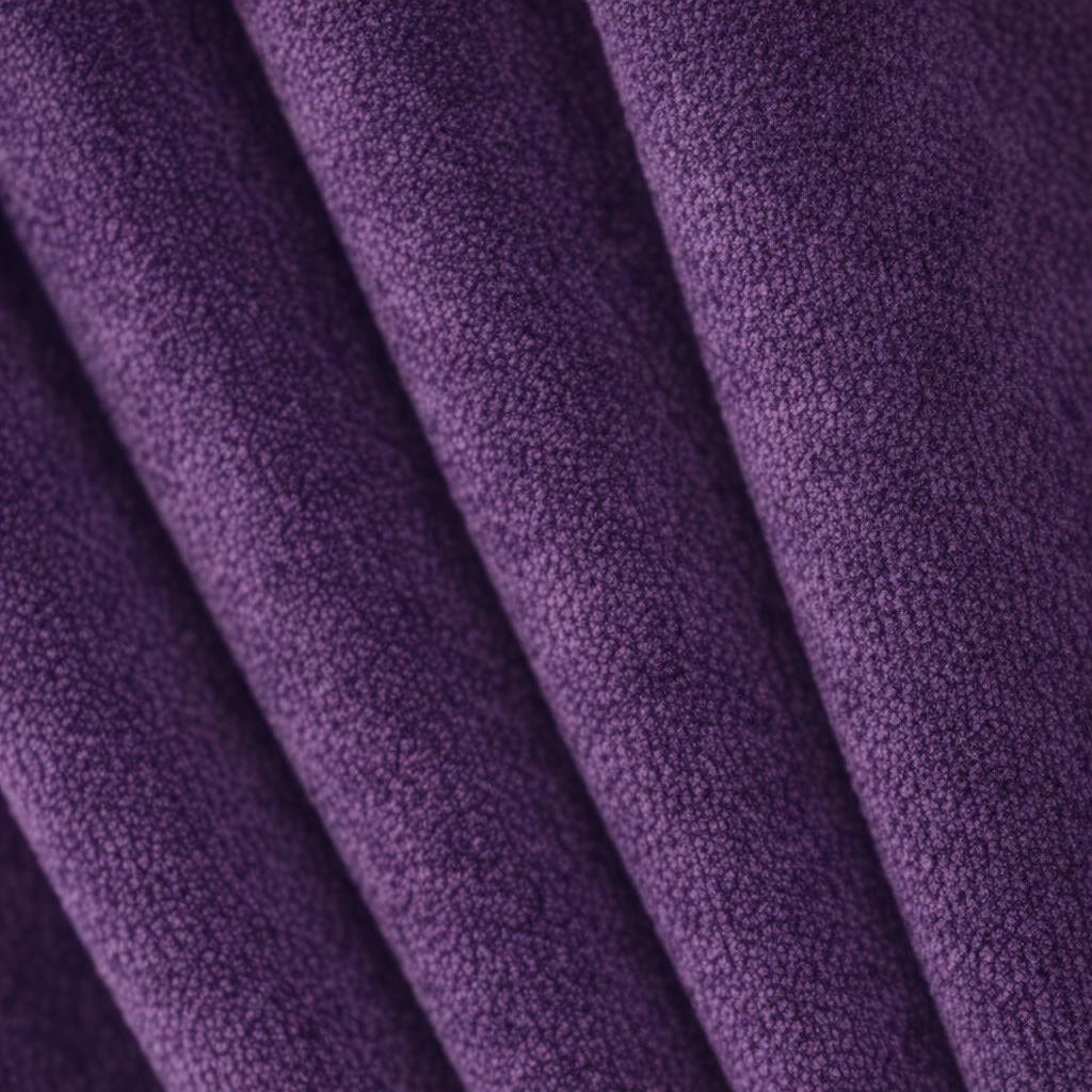 Rideau velour violet