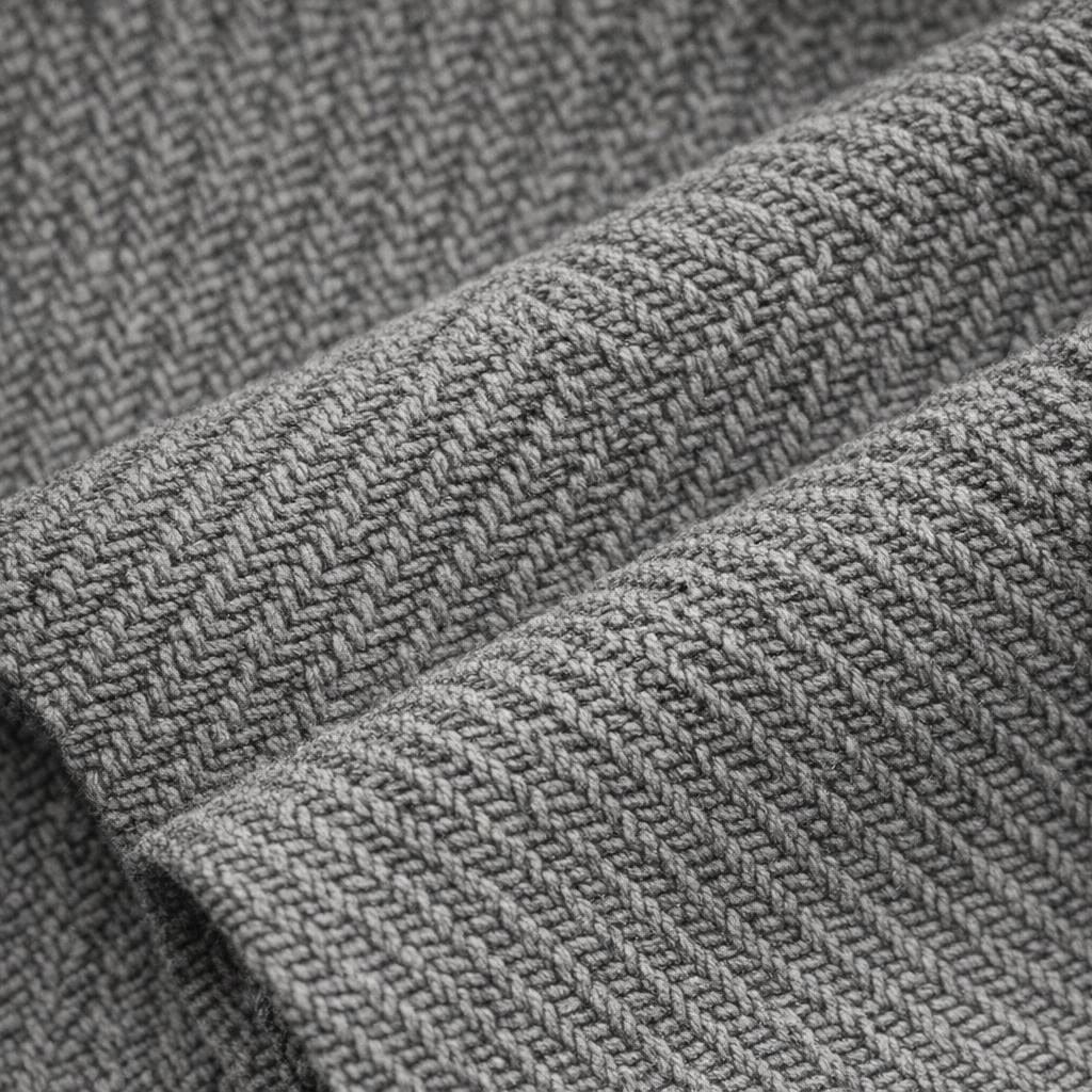 Rideau velours gris foncé