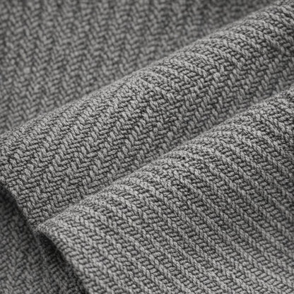 Rideau velours gris foncé