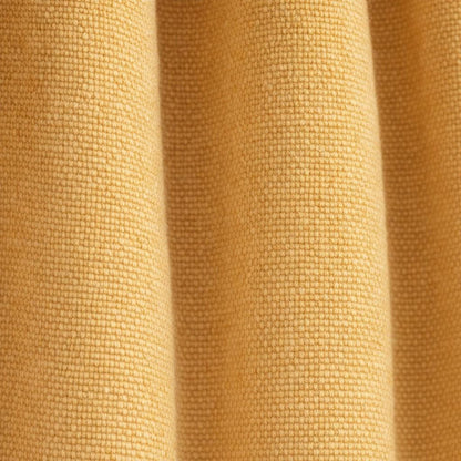 Rideau velours jaune