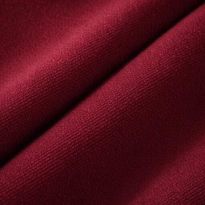 Rideau velours rouge