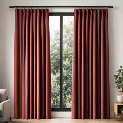 Rideau velours rouge théâtre