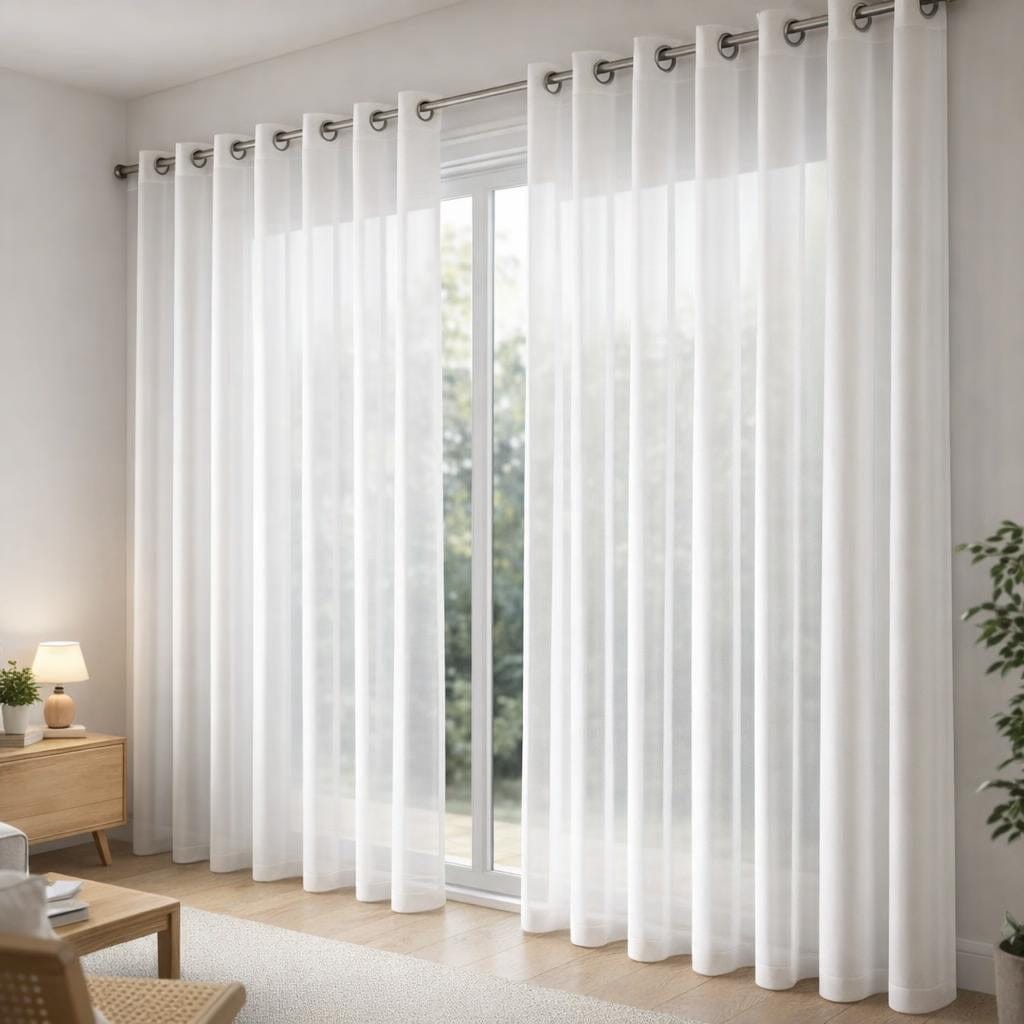 Rideau voilage baie vitrée