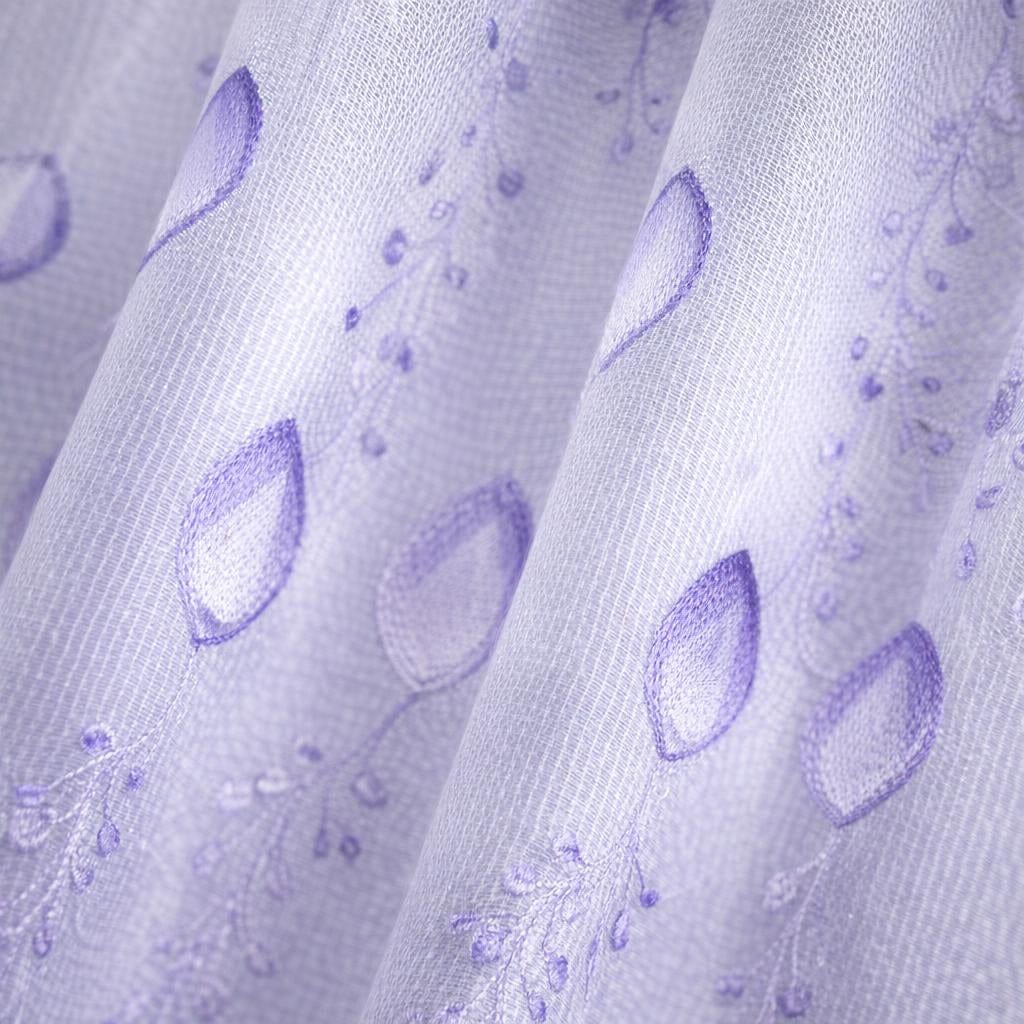 Rideau voilage couleur