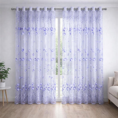 Rideau voilage couleur