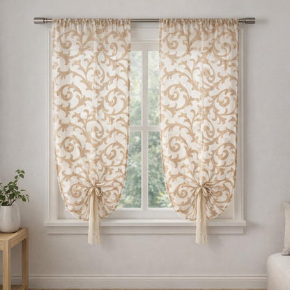 Rideau voilage court pour fenetre