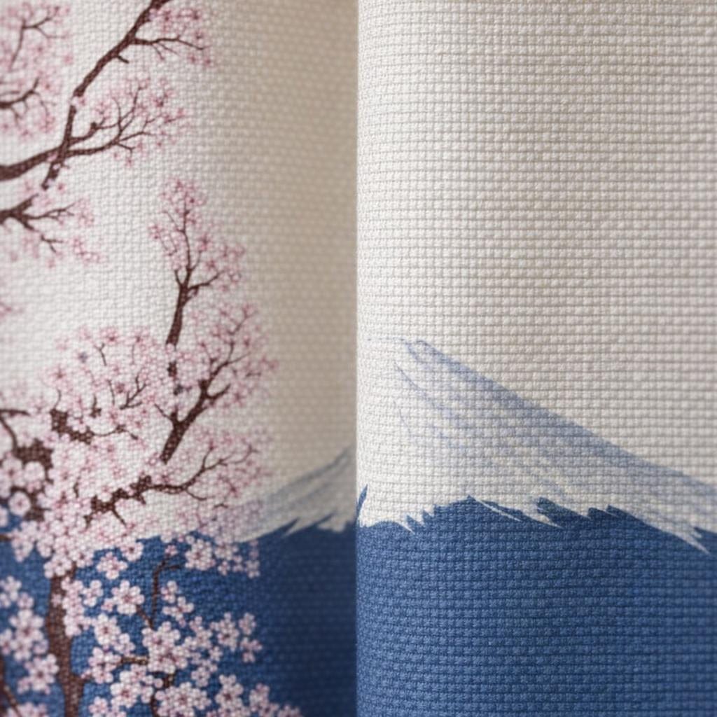 Rideaux chinois japonais