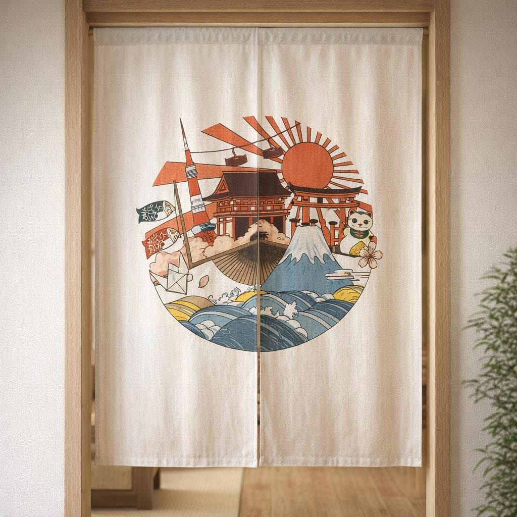 Rideaux japonais opaque