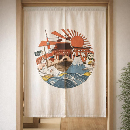 Rideaux japonais opaque