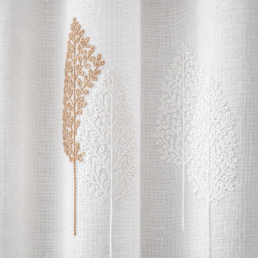 Rideaux salon moderne