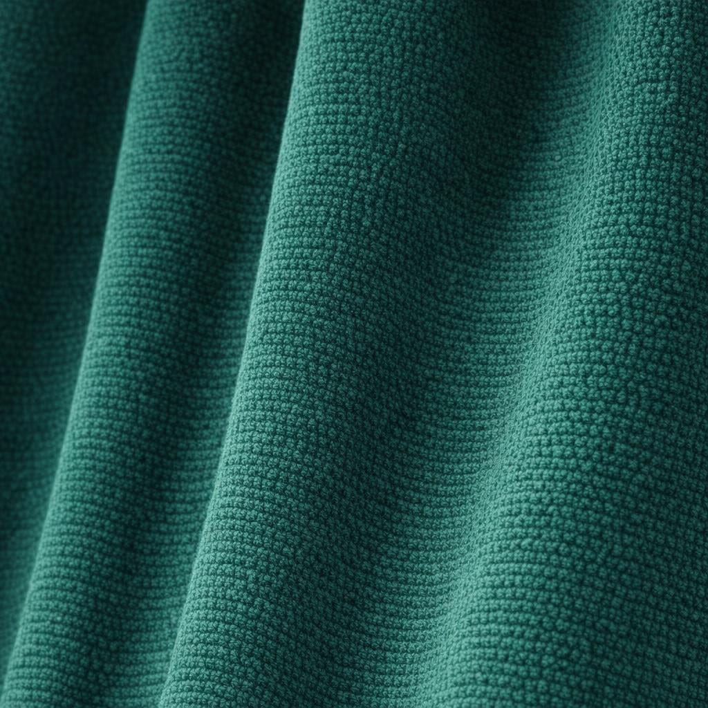 Rideaux velours vert sapin